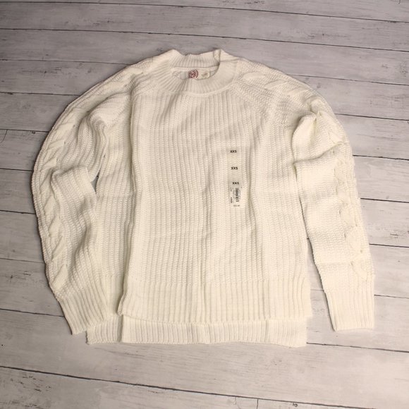 SO Women's Pullover Sweater Size XXS Off White - Picture 1 of 6